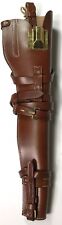  WWII US M1 CARBINE RIFLE LEATHER CARRY SCABBARD picture