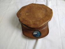 Antique military hat collectible leather cap picture