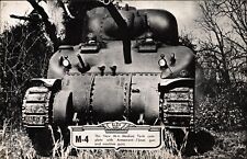Rare M-4 Medium Tank complete with Armament  WWII Era Army USA Vintage picture