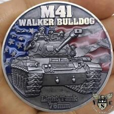 M41 Walker Bulldog Light Tank US Military Tanks of the Korean War Challenge Coin picture