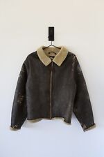 RARE Vintage AAF WW2 WWII D-1 Shearling Leather Bomber Jacket picture