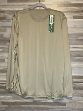 Conceal NTS Military Shirt Large Tan NWT , Thumb Holes On Sleeves #243 picture