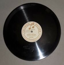 Rare 78 rpm GENERAL PERSHING + ETCHED AUTOGRAPH 1910's Columbia UK military WWI picture