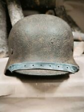 Helmet german original Paint nice helmet M40 original WW2 WWII size 64  picture