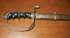 US ARMY MODEL 1902 SWORD & SCABBARD ENGRAVED BLADE/HORSTMANN MAKER picture