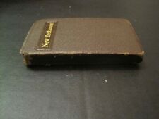 Vintage WW II Military Pocket Field Bible compact - FDR Message picture
