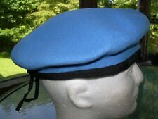 Vintage NOS United Nations blue PeaceKeepers BERET, size X-Large picture