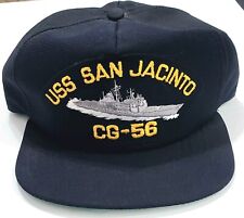 USS SAN JACINTO CG-56 Pre-Owned Embroidered Cap Great Condition  picture