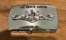 USS ANDREW JACKSON SSBN 619 NAVY Belt Buckle picture
