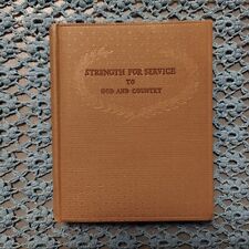 Strength For Service To God And Country Hardcover Pocket Book 1950 picture