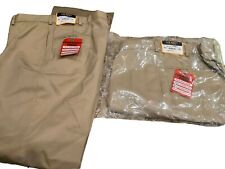 LOT 2 Pair US Navy Khaki Pants Authentic Military  Uniform  38R. 32.5 Inseam  picture