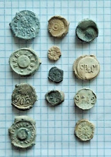 Original collection of antique lead seals of the Russian Empire picture