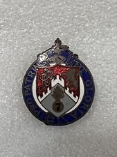 US Army 107th Infantry Regiment Pin Crest Patria Et Gloria picture