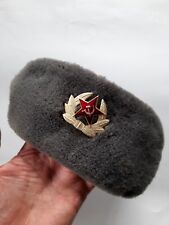 Winter Hat Russia Officer Soldier Soviet Military size 55 USSR Army Hat  picture