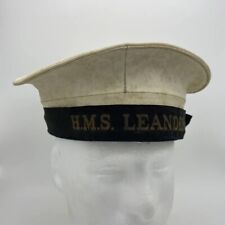 Vintage British Royal Navy H.M.S. Leander Enlisted Dress Hat picture