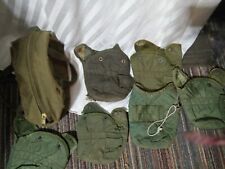LOT 12 pc Vintage WW2 US Navy  Sailor Uniform Bullet Bag Canteen Hat Pants picture
