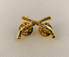 🌟US Army Military Police Corps Crossed Pistols USMP Crest Hat, Tie Pin, 1.25