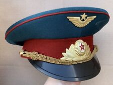 Soviet Air Force Uniform Visor Cap Size 54 picture