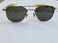 Vintage American Optical 1/10 12K GF Gold Filled Pilot Sunglasses 5 1/2 picture