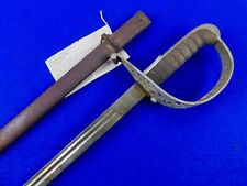 Swiss Switzerland WW1 Antique German Made Officer's Sword w/ Scabbard Tag picture