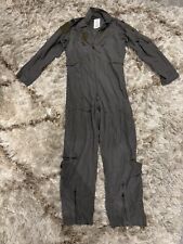 Flight Suit Coveralls Military Flyers Mens 40 Regular CWU-27P Sage Green picture