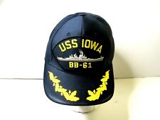 USS IOWA BB-61 Hat Scrambled Eggs Navy Cap picture
