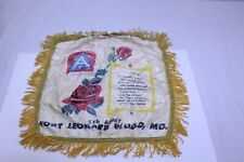 Vintage U.S. Military Pillow Case Send Home 5th Army Fort Leonard Wood, MO picture
