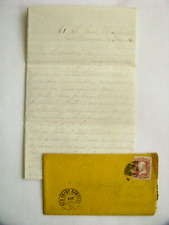 CIVIL WAR 13TH NEW HAMPSHIRE OFFICER LETTER VIRGINIA picture