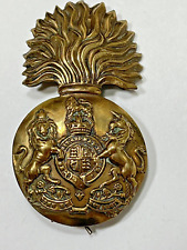 WW1 75mm Brass Royal Scots Fusiliers Military Cap Badge picture