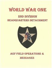 WW I Army 2nd Infantry Division HQ Field Messages & Daily Reports Book Plus picture