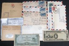 10 WWII WWI Korea Letters Lot V-Mail Military Army Soldier APO Covers Korean War picture
