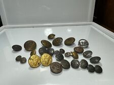 vintage military buttons lot picture