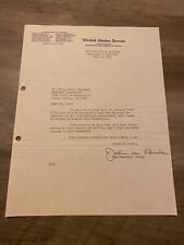 WWII D-Day Unit 29th Infantry Division Assoc. Letter From Senator John M Butler picture