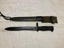 Military Spanish M58 FR7 FR8 Cetme Rifle Bayonet Scabbard Knife - Rare UnIssued picture