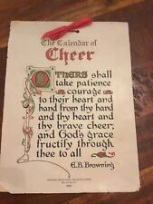 WW 1 Cheer Calendar 1914 Complete  6 X 8 picture