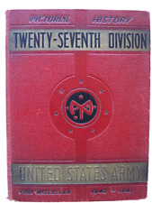WW2 US Army 27th Division 1940-41 Pictorial History Fort McClellan 105-108th Inf picture