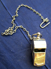 Vintage U.S Military Whistle With Corkball And Chain picture
