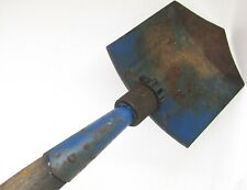 Vintage Military Wooden Handle Folding Trench Shovel. picture