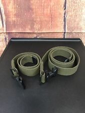 U.S. Military Army Lot Of 2 Green Vintage Belts 27” & 52” picture