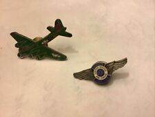USAF Air Force GOC Filter Center Observer Military Wings & Bomber Lapel Pins picture
