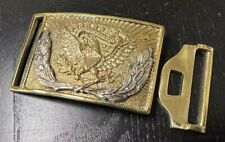 Brass M1851 Eagle U.S. NCO Belt Plate, Silver Wreath - Civil War Re-enacting picture