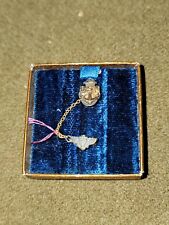 WWII USN Naval Pilot Chained Sweetheart Pin in Original Box picture