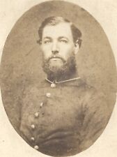  Civil War Cabinet Card Unidentified Soldier Photograph picture