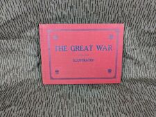 WW1 The Great War Illustrated Period Photographic Reference Book w/Maps & Charts picture
