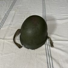 WW2 US Helmet Fixed Bale Front Center Seam M1 Original w/ Liner picture