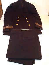 Vintage WW2 Naval Officers Military Uniform. Complete picture