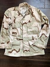 NWT USGI US Military 3 Color Desert DCU Combat Coat Shirt Medium Short Ripstop picture