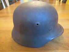 WWII German M40 Camo Helmet Original Barn Find picture