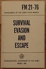 Survival Evasion and Escape FM21-76 March 1969 Army Field Manual Book picture