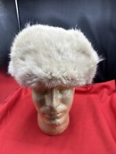 WWII/2 German winter NOS rabbits fur cap 1943 56/58 dated and marked picture